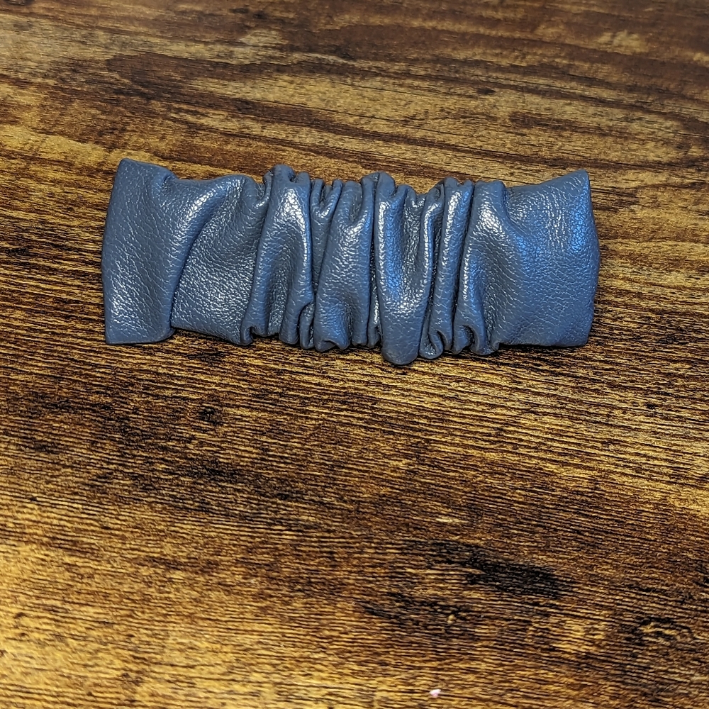 2 for $5 Item: A New Day Blue Faux Leather Hair Barrette New!